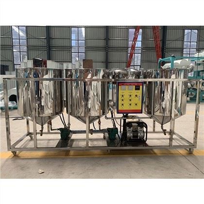 Kummi eemaldamise happe värvitustamise desodoreerimise rafineerimismasinad