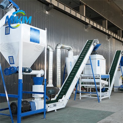Duck feed pellet production line