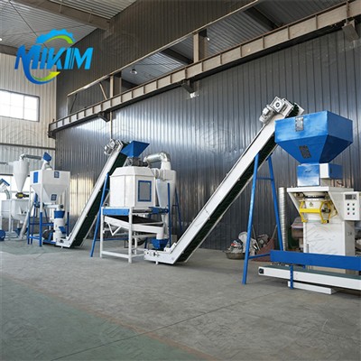 Poultry feed production line